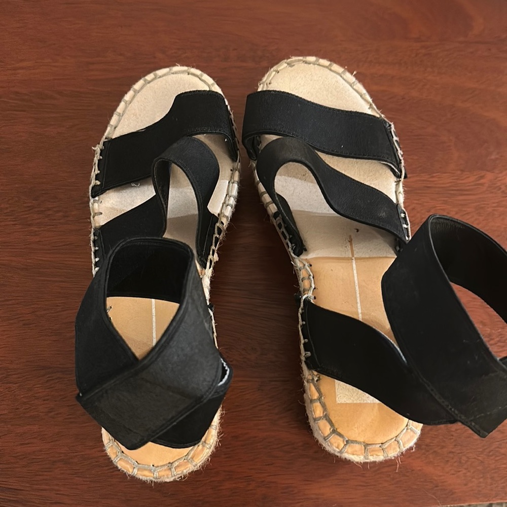 Dolce Vita Black Platform Sandals | Size 7